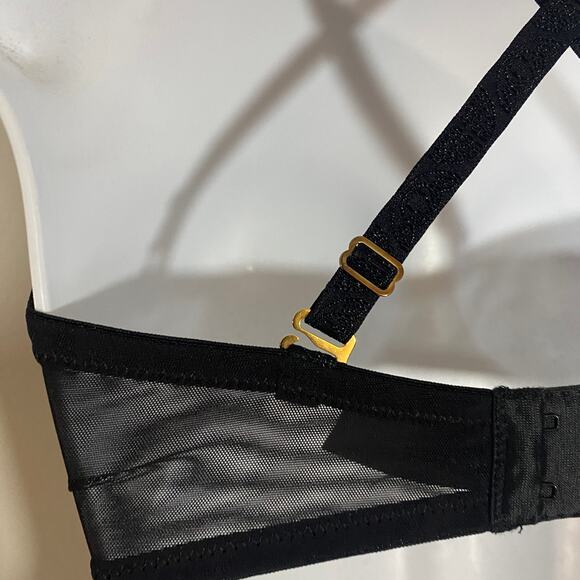 Natori Black Multiway Bra Adjustable Straps Wired Molded Cups Sz 32DD - Picture 5 of 9